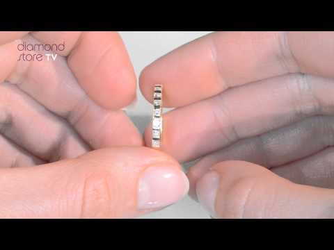 HG42 - 1ct Diamond Olivia Full Eternity Ring In 18K Gold