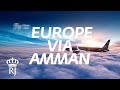 Lowest Fares From Doha To Europe Via Amman