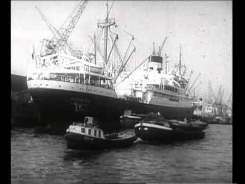 Filmaufnahmen über und aus Hamburg 1953 - 1954