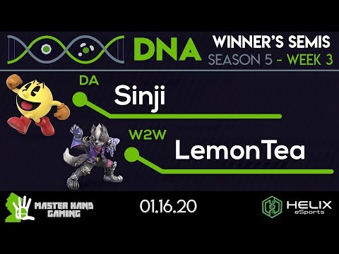 DNA S5:W3 - DA | Sinji (Pac Man) Vs. W2W | LemonTea (Wolf) - W Semifinals
