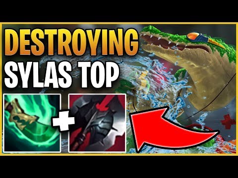 DESTROYING Sylas TOP Lane!?! Renekton vs Sylas MATCH UP!!! League of Legends