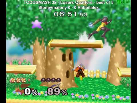 TODOSMASH 32 - Stoneymalony (Fox) vs Rabbitalex (Samus) - Losers Quarters
