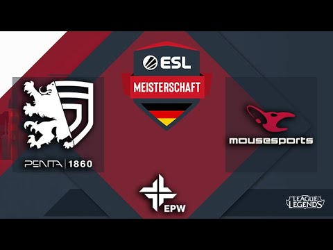 ESL Frühlingsmeisterschaft 2019 PENTA1860 vs mousesports PANTHERS vs Bloodrain - Cast by Probably