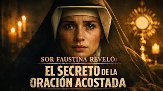 ¿Oras acostado? Santa Faustina revela lo que nadie te dice