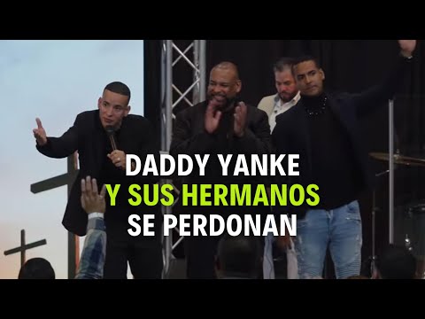 DADDY YANKEE TESTIMONIO - EL Y SUS HERMANOS SE PERDONAN 🙏🏼 PREDICA COMPLETA