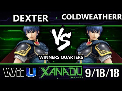 S@X 268 Smash 4 -  Dexter (Marth, Metaknight) Vs. SL | ColdWeatherr (Marth) Wii U Winners Quarters