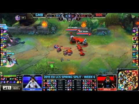 GMB vs ROC   LCS EU 2015 Spring W6D2   Gambit Gaming vs ROCCAT VOD