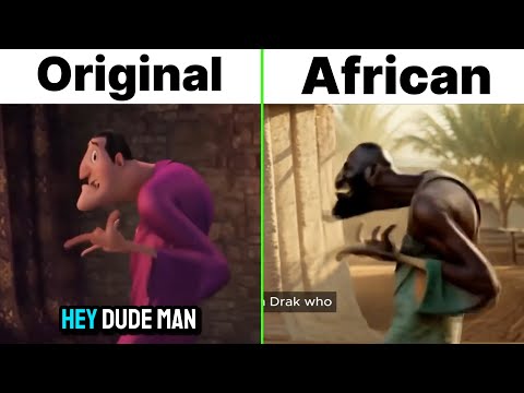 Hey Dude Man I’m a Dude Man Original vs African | Side by Side Comparison
