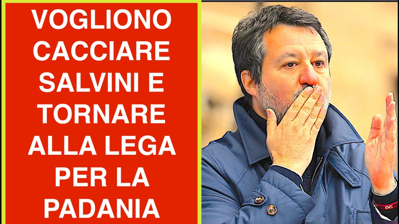 VOGLIONO CACCIARE SALVINI E TORNARE ALLA LEGA PER LA PADANIA. È LA FINE DEL CAPITANO?