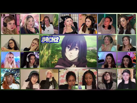 Attack on Titan Season 4 Final Chapter 2 Girls Reaction Mashup |  進撃の巨人  [FINALE]