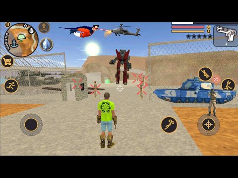 Vegas Crime Simulator (Mission Army Man Complete) Vegas Hero Fight Mask Man - Android Gameplay HD