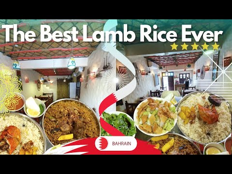 Encontrei o melhor cordeiro e arroz de todos os tempos | Bahrein | Restaurante Sharbet Saffron | Comida Árabe