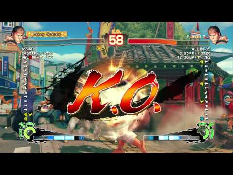 SSF4 AE 2012: fooyee (Ryu) vs ALLIN85 (Ryu) - Ranked Match - True HD
