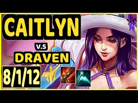 WOOLITE (CAITLYN) vs DRAVEN - QUADRAKILL 8/1/12 KDA BOTTOM ADC CHALLENGER GAMEPLAY - EUW