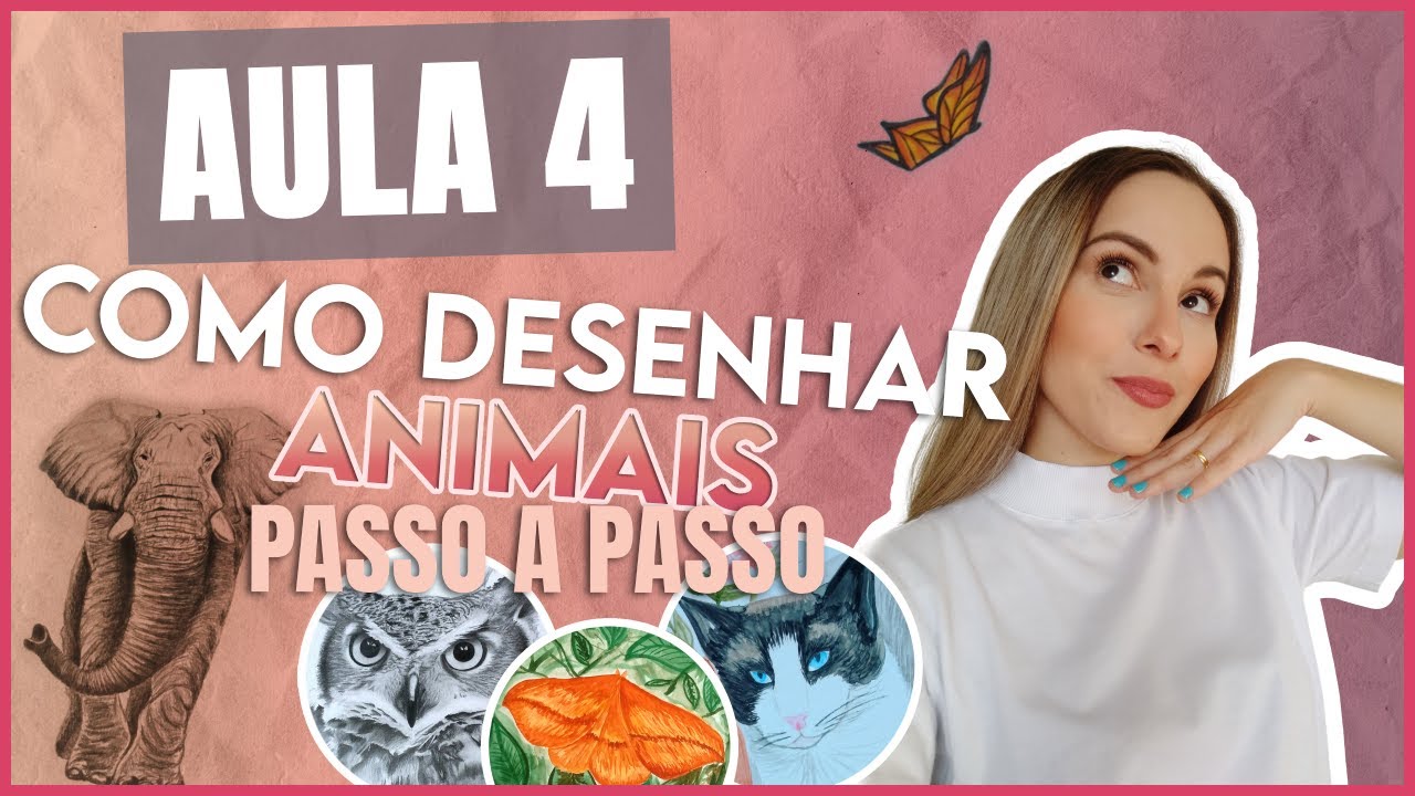 COMO DESENHAR ANIMAIS | PASSO A PASSO COMPLETO + DICAS DE DESENHO - AULA 4
