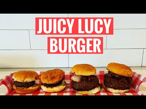 How to Make BBQ Bacon Juicy Lucy Hamburger | BBQ Juicy Lucy Recipe