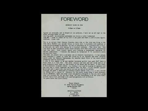 Aleister Crowley ~ Leah Sublime ft. Coil