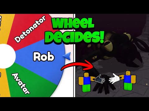 I Let A Wheel Decide What Glove I Get | Roblox Slap Battles