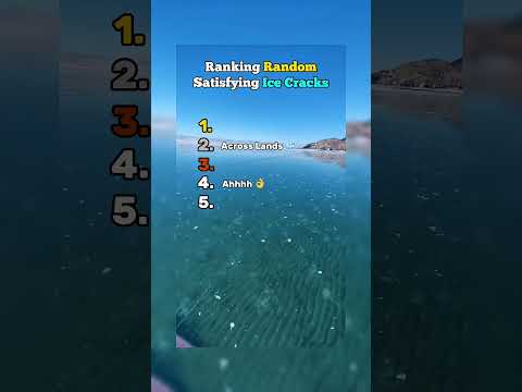 Ranking the Most Satisfying Ice Cracks You’ll Ever Hear ❄️🧊