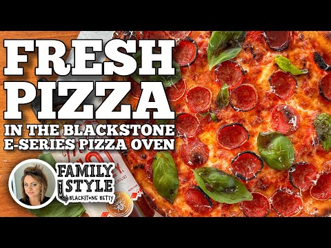 Fresh Pizza in the Blackstone Pizza Oven