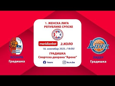 ŽKK KOZARA - KK LIDER