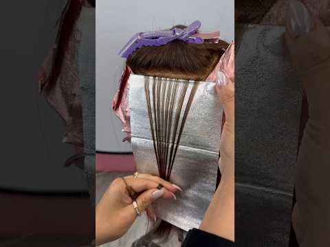 Bleach Highlight Application Matters! - Best way to foil highlights #foilhighlights