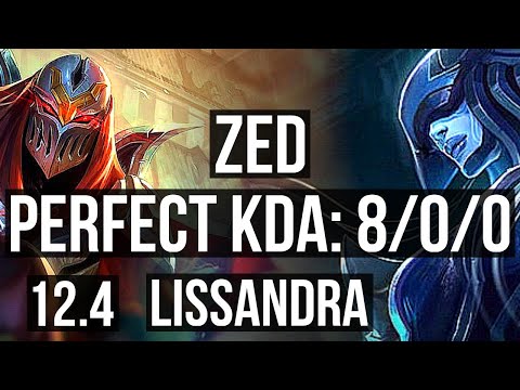 ZED vs LISS (MID) | 3.6M mastery, 8/0/0, Legendary | NA Master | 12.4