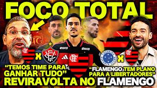 REVIRAVOLTA na ESCALAÇÃO do FLAMENGO! FLAMENGO VIRA chave para VENCER A LIBERTADORES sem REFORÇOS