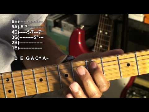 Quik Licks Guitar Solo Lesson #7 FunkGuitarGuru Funky USA