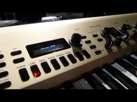 Keyboard Magazine investigates the new King Korg virtual analog synth at NAMM 2013