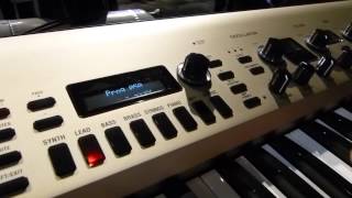Keyboard Magazine investigates the new King Korg virtual analog synth at NAMM 2013