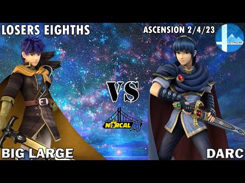 "Ascension 2/4/23" - Big Large (Ike) v. Darc (Marth) - Losers Eighths