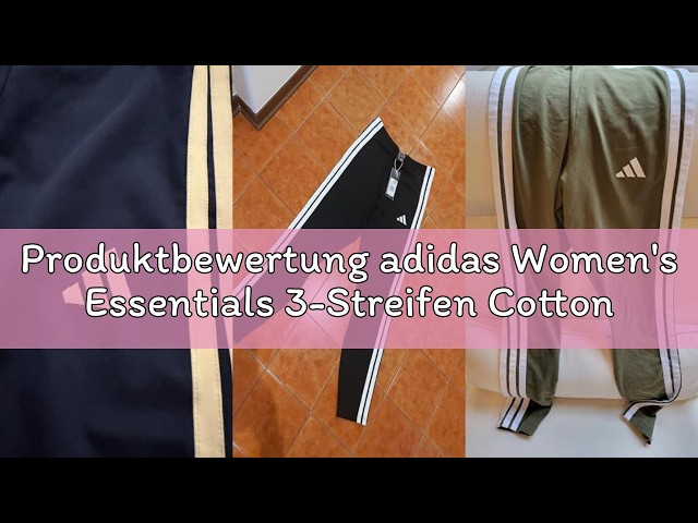 Vídeo relacionado con Adidas Mujer Essentials 3-Stripes Cotton Leggings, Medium Grey Heather/Black, L