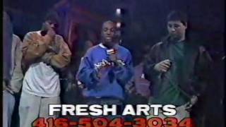 Rap City 1995 - Fresh Arts Live - FOS, Marvel, Kardinal Offishal, Saukrates