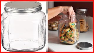 Great product -  Anchor Hocking 2-Quart Cracker Jar with Brushed Aluminum Lid, Set of 4