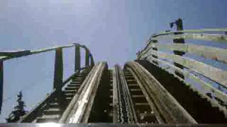 preview picture of video 'Live Rollercoaster Ride on Timberhawk'