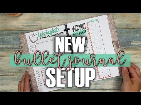 NEW Bullet Journal Setup in the TUL Discobound Video