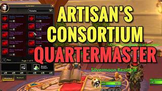 Artisan's Consortium Quartermaster (lyrendal) Location In Silvermoon City (WoW Midnight)