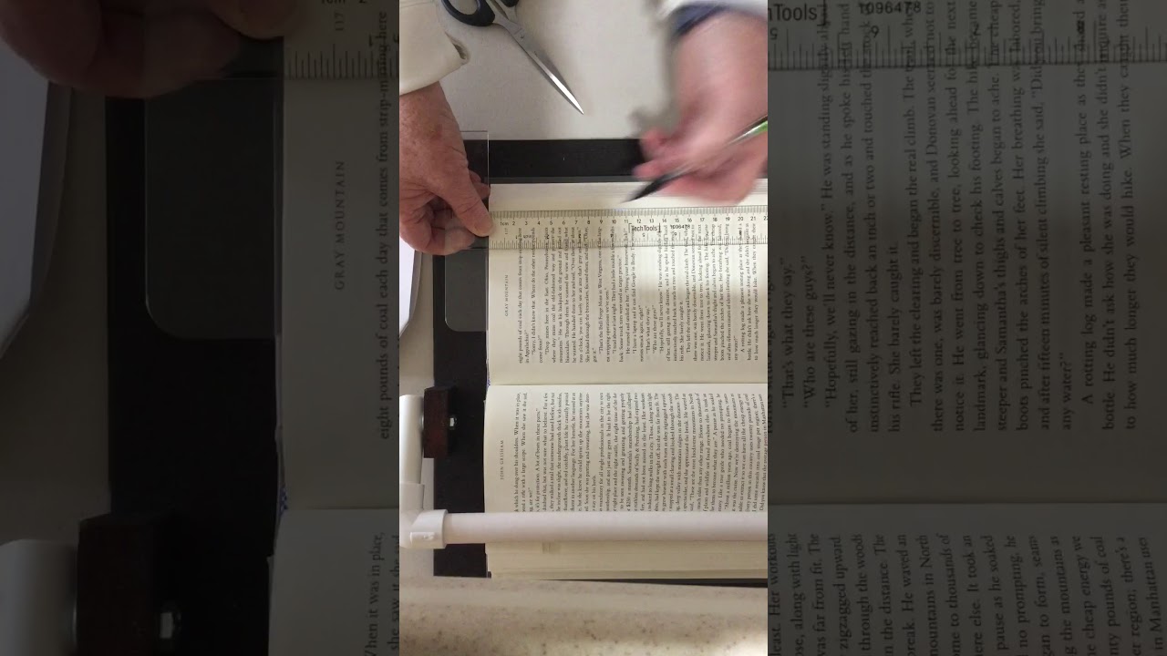 How to measure, mark, cut and fold a Book Folding pattern