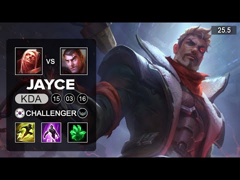 Jayce vs Vladimir Top - KR Challenger - Patch 25.5 Season 15