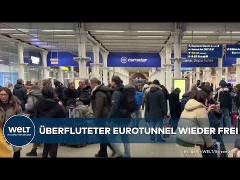 EUROSTAR FÄHRT WIEDER: Bahnverkehr durch Eurotunnel nach Flutstopp wieder aufgenommen