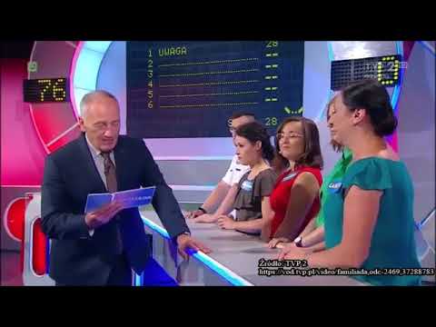 Familiada - Wyraz kończący się na "waga"