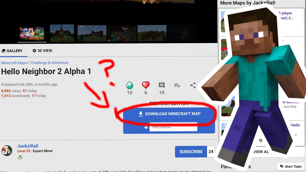 How to download MC Maps off of PlanetMinecraft.com! (IOS)