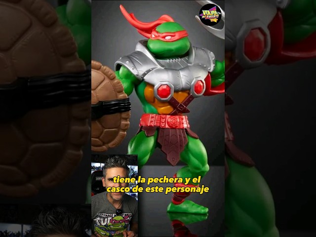 Vídeo relacionado con Masters of the Universe Origins Turtles of Grayskull Donatello Figura de acción articulada de la Guerra de los reptiles, juguete de Donnie de la unión de los mundos de las Tortugas Ninja y MOTU, JBM98