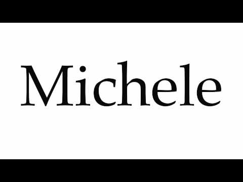 How to Pronounce Michele