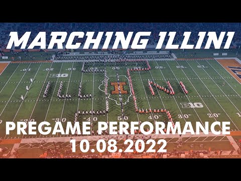 Marching Illini Pregame Show | ILLINOIS vs Iowa 10.08.2022