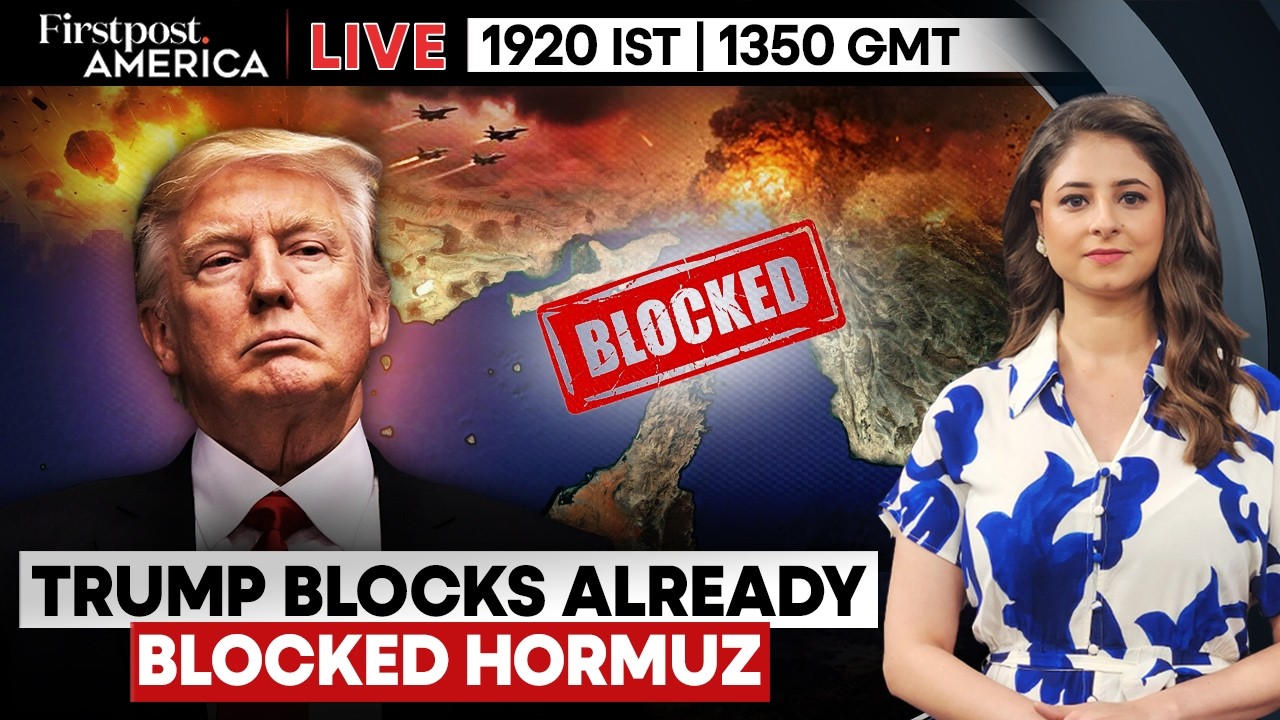 LIVE: Strait of Hormuz Blockade Explained: Trump's Risky Oil Gamble | Firstpost America | N18G
