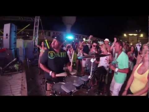 P.O.V SEE WHAT BAM SEES! MUST WATCH IN HD! Bam Bam Buddha performs. Miami Groove Cruise 2013 .