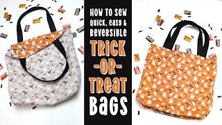 How to Sew a Trick-or-Treat Bag - Halloween Sewing Project