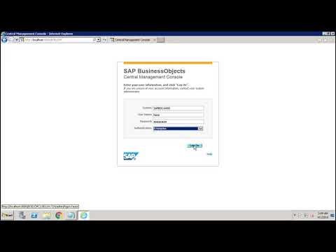 SAP BO Administration Introduction
